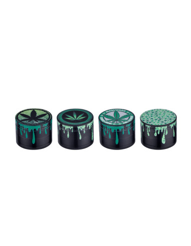 EXP.12 GRINDERS METAL CHAMP 4 PARTES GOTEO HOJAS 40MM..