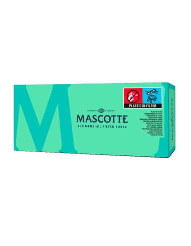 TUBOS MASCOTTE MENTHOL 200 1X5