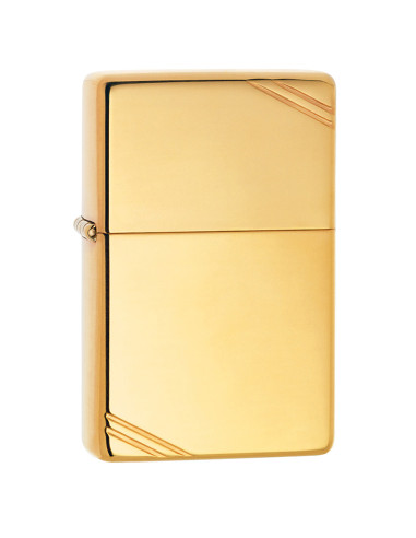 ENCENDEDOR ZIPPO VINTAGE BRASS HIGH POLISHED