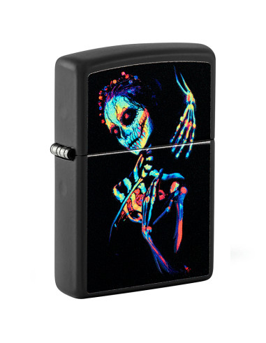 ENCENDEDOR ZIPPO SKELETON DESIGN