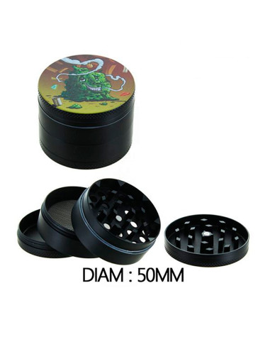 GRINDER ALUMINIO BEUZ BUDS 4 PARTES 50MM...