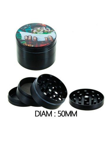 GRINDER ALUMINIO BEUZ ROLLING 4 PARTES 50MM...