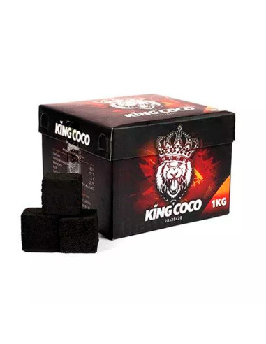 CARBÓN PARA SHISHA KING COCO 28MM 1KG 1X5