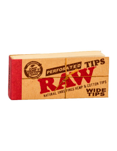 FILTROS TIPS RAW WIDE PERFORATE 24 X 55 MM 1X50