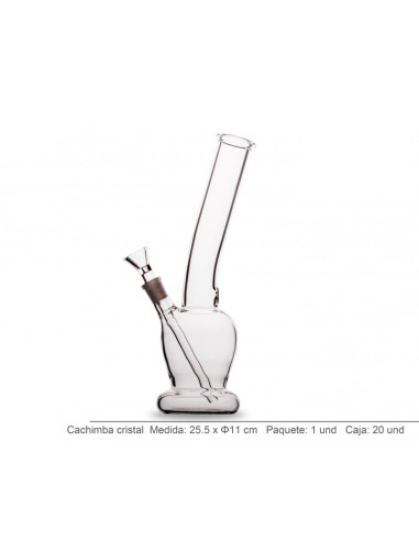 BONG CRISTAL HIBRON 25.5 X 11CM