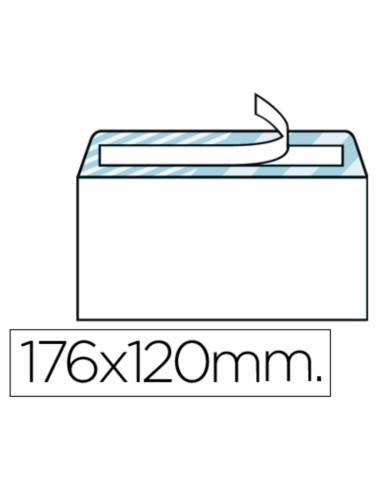 CAJA 500 SOBRES LIDERPAPEL MINISTRO 120X176