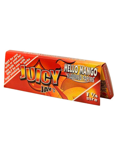 PAPEL DE FUMAR JUICY JAY'S 1 1/4 MELLO MANGO (MANGO) 1X24