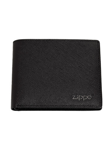 BILLETERO TARJETERO ZIPPO NEGRO