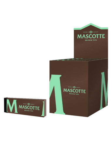 FILTROS TIPS MASCOTTE BROWN 35 TIPS 1X50