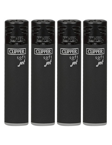 ENCENDEDOR CLIPPER JET SOFT BLACK 1X48