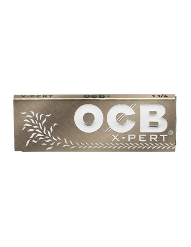 PAPEL OCB 1 1/4  X-PERT PLATA 1X25