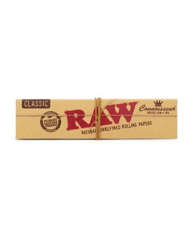 PAPEL RAW CONNOISSEUR SLIM + TIPS 1X24