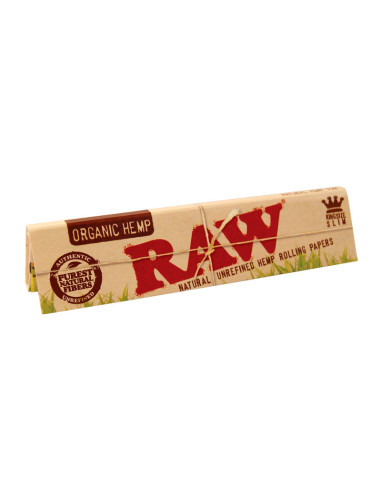 PAPEL RAW KING SIZE ORGANICO SLIM 1x50