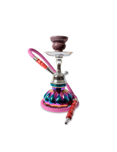 SHISHA CRISTAL 27CM RAINBOW