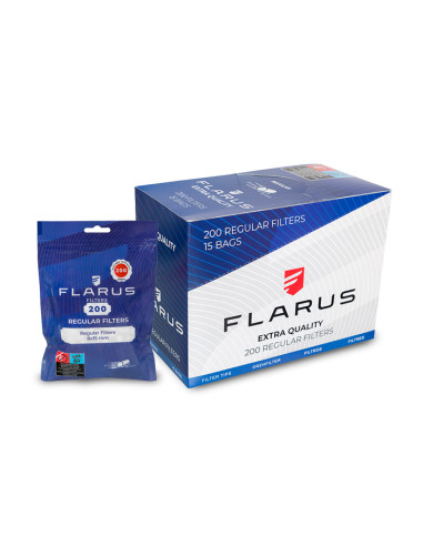 FILTROS FLARUS 200 REGULAR 8X15MM 1X15