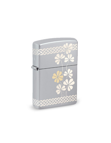 ENCENDEDOR ZIPPO 250 CLOVER DESIGN