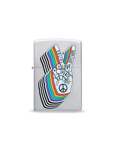 ENCENDEDOR ZIPPO 205 PEACE DESIGN