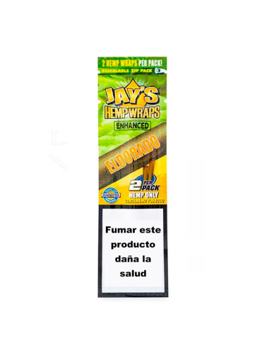 PAPEL DE FUMAR SABORES JUICY HEMP WRAPS ELDORADO (PIÑA) 2 BLUNTS 1X25