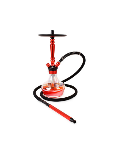 SHISHA ERASMUS MORFEO 38 CM ROJA