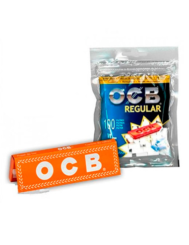 FILTROS OCB REGULAR 7.5MM + LIBRITO NARANJA 1X30