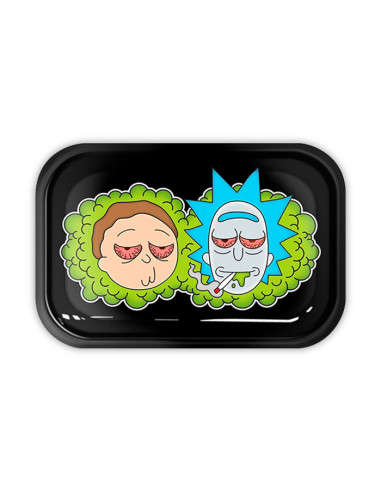 BANDEJA METAL RICK & MORTY GREEN SMOKE 29X19CM