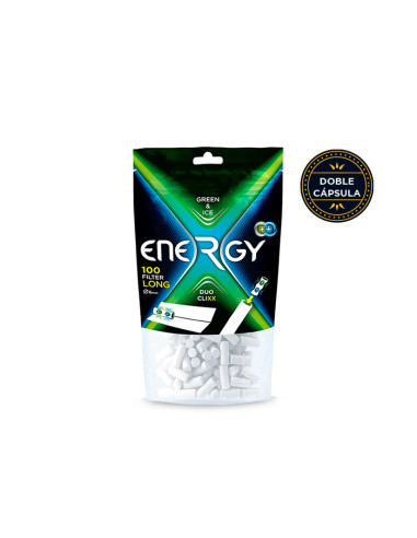 FILTROS ENERGY DUO CLIXX  GREEN ICE 6MM 1X10