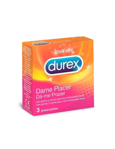 PRESERVATIVOS DUREX DAME PLACER 1X3 (48 PACKS)