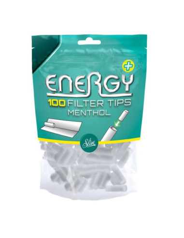 FILTROS ENERGY SLIM MENTHOL 5.9MM 1X10