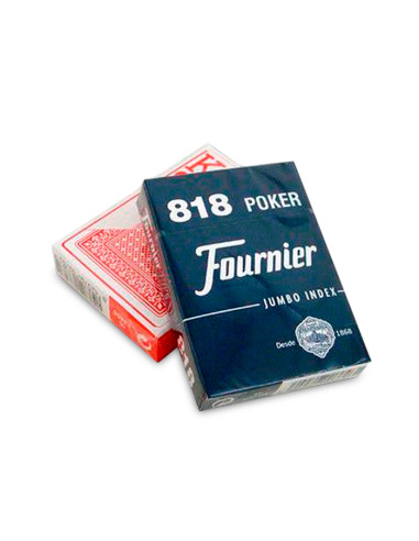 BARAJA POKER FRANCÉS FOURNIER Nº818 55 CARTAS (1 UNIDAD)