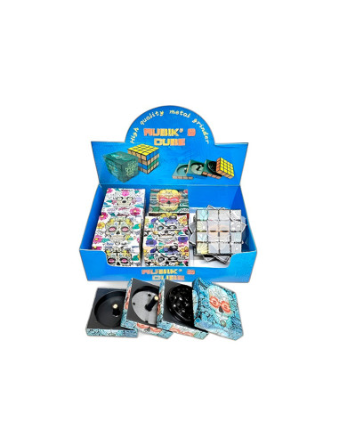 EXP.6 GRINDERS METAL HIBRON RUBIK´S CUBE 4 PARTES